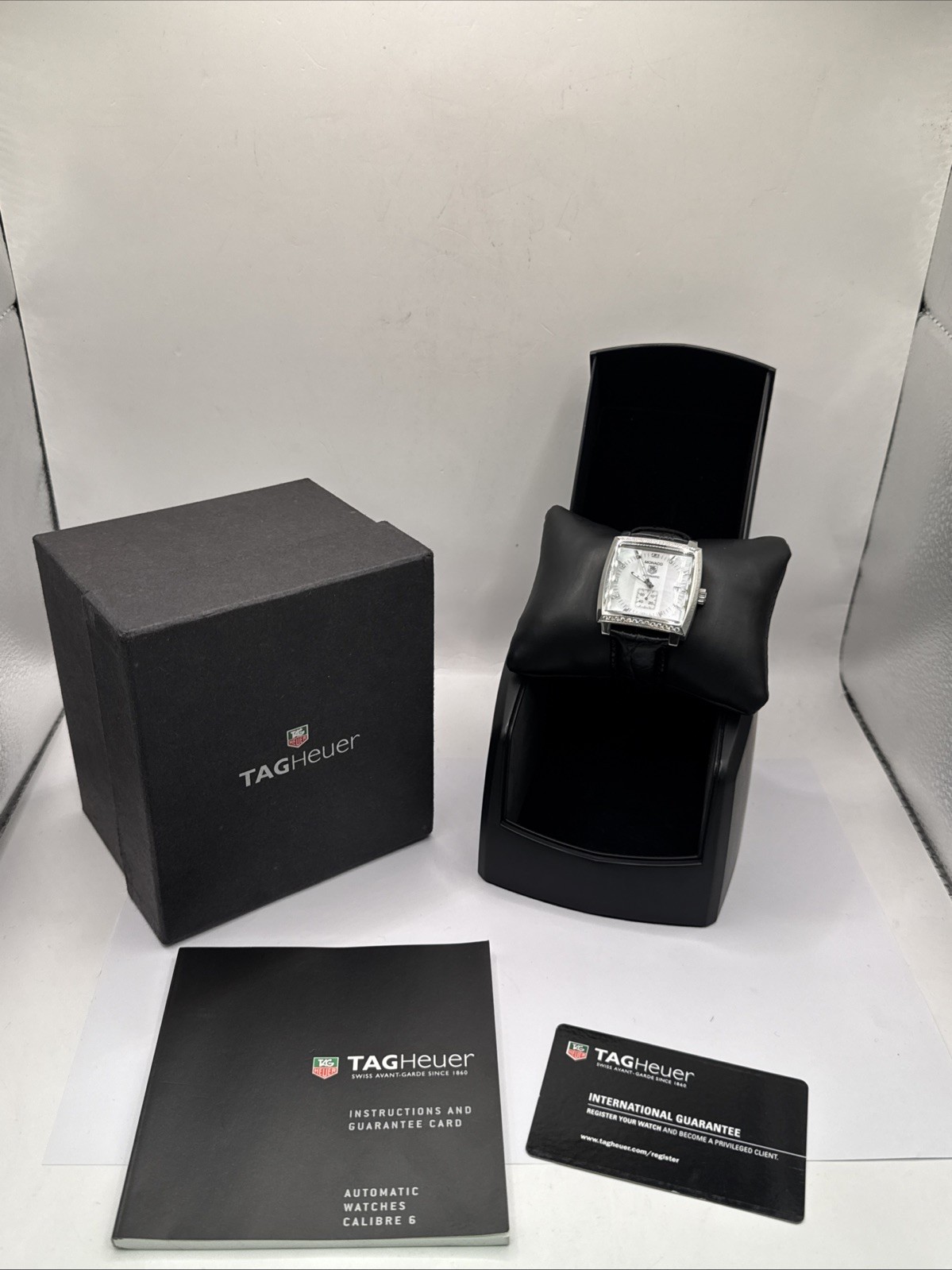 TAG Heuer Monaco Diamond watch Automatic calibre 6 mens ladies WW2114 FC6216