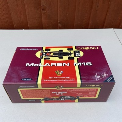 1974 McLaren M16 #73 David Hobbs Indianapolis 500 AU 1/18 Carousel 1 4802 Rare
