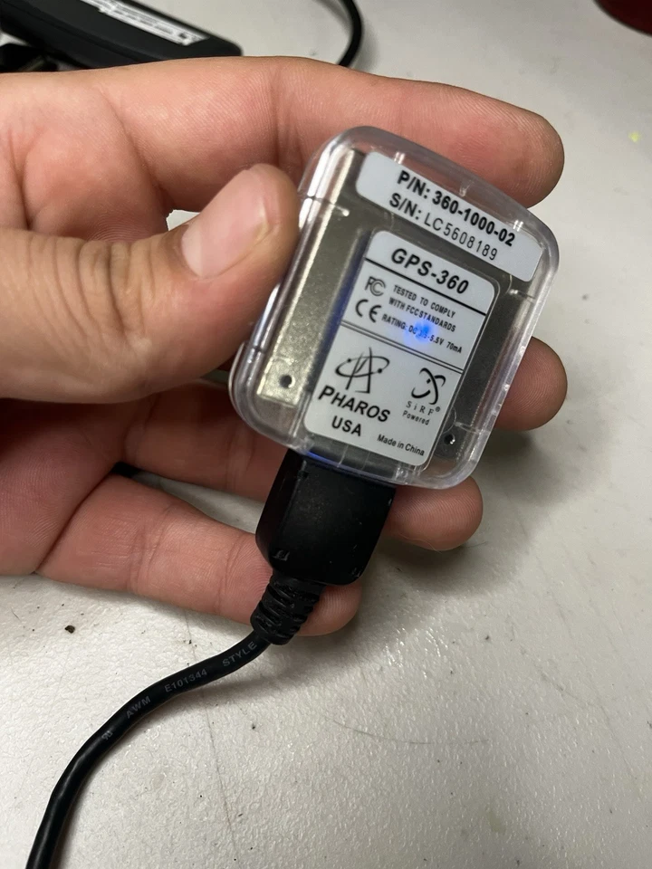 Microsoft Pharos GPS-360 Receiver X10-72407 UNTESTED - Image 3 of 4