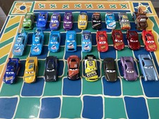 Disney Pixar Race Cars Die-Cast Lot of 26 1:55 Scale Mcqueen, Dinoco, Racers