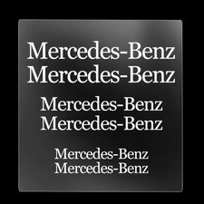 Mercedes-Benz Bremssattel Aufkleber Set Hochtemperatur beständig, 6-teilig weiß Mercedes-Benz Bremssattel Aufkleber Set Hochtemperatur beständig, 6-teilig weiß