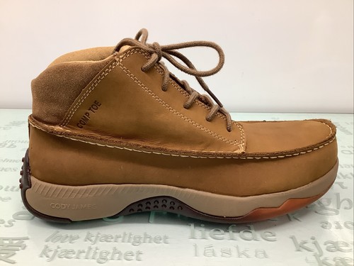 Cody James Herren Freizeit Fahrer Arbeit Comp Toe Stiefel Braun Größe 9D, Gebraucht.
