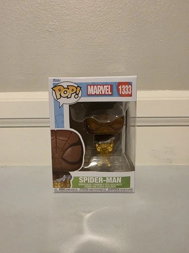 Funko Pop! Marvel Spider-Man #1333 Gold Suit Easter Bobble-Head