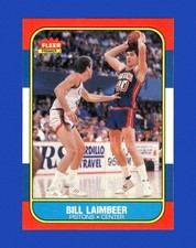 1986-87 Fleer Set-Break # 61 Bill Laimbeer NM-MT OR BETTER *GMCARDS*