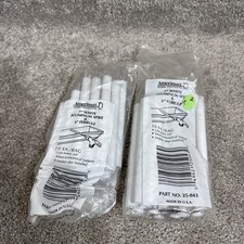AMERIMAX 7" WHITE ALUMINUM GUTTER SPIKES 5" FER 10 PIECES - Lot Of 2