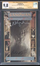 Sandman #1 (1989) 9.8 CGC- TRIPLE SIGNED by Neil Gaiman, Sam Kieth & Dave McKean