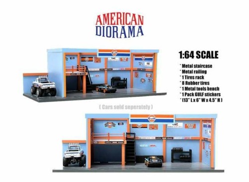 1/64 GULF GARAGE DIORAMA 76531