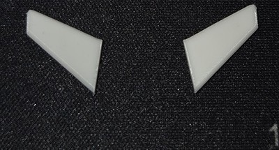 3D Printed Voltron Dairugger Replacement Small Wings For The Head GLUE REQUIRED
