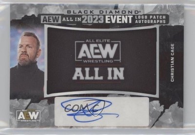 2024 Upper Deck Black Diamond AEW 13/49 Christian Cage #LPAIA-12 Patch Auto 09q5