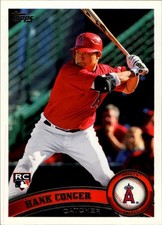 2011 Topps #285 Hank Conger RC Los Angeles Angels