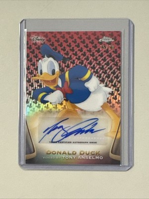 2025 Topps Chrome Disney Donald Duck Tony Anselmo Mickey Mouse