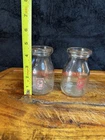Vintage Borden’s Glass Milk Bottles – Mini Creamer Size (Set of 2)