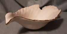 Vintage Lenox Ivory Dove Candy/Trinket Dish W/Gold Trim, 7.5' by 5" by 2"