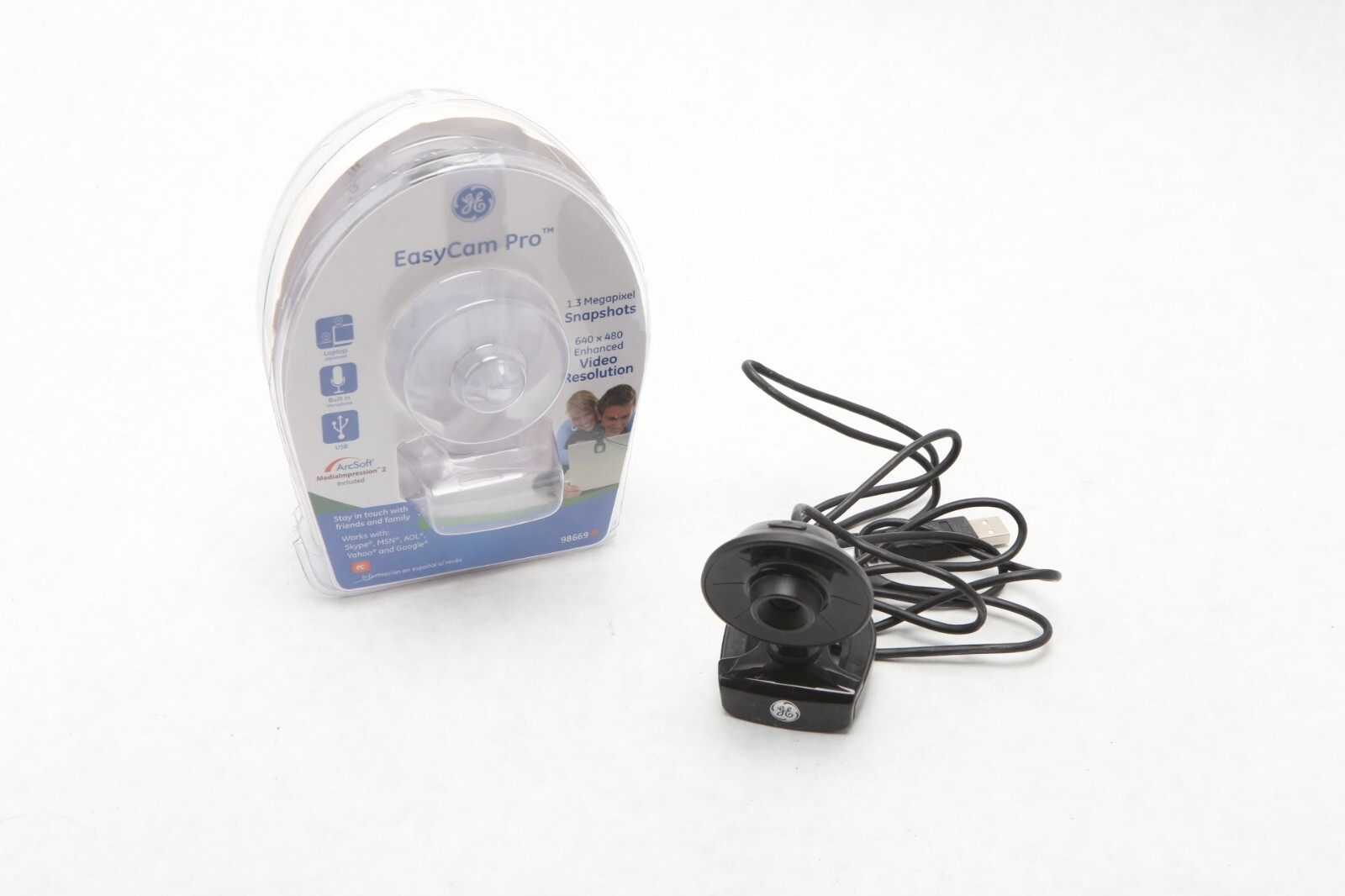 General Electric GE Web Camera EasyCam Pro 98669 1.5 Megapixel 640x480 ...