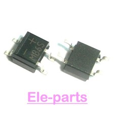 100 PCS MB6S SMD B6S Bridge Rectifier 0.5A 600V Miniature Mini Bridge Diodes