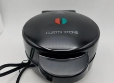 Curtis Stone Stuffed Waffle Maker And Recipe Book Black New In Box
