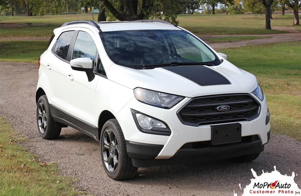 Ford EcoSport AMP HOOD Stripe Decal Vinyl Graphic Kit for 2013-2022 - Image 4 of 4