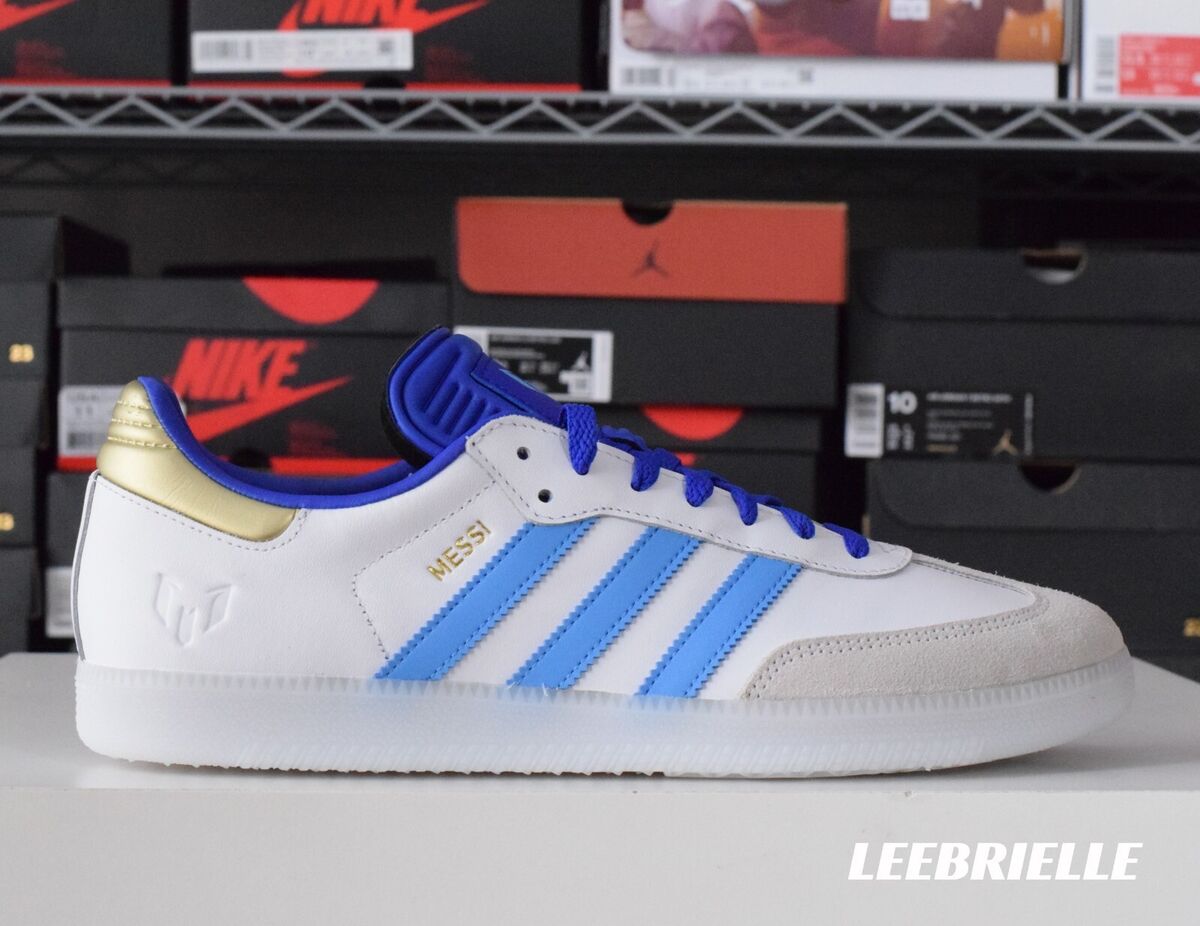 ID3550 LIONEL MESSI X ADIDAS SAMBA INDOOR SOCCER CLEATS SIZE ID3550 LIONEL MESSI X ADIDAS SAMBA INDOOR SOCCER CLEATS SIZE