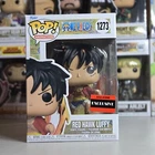 Funko Pop! One Piece - Red Hawk Luffy AAA Exclusive #1273 and Pop Protector