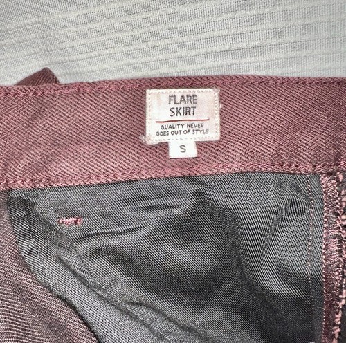 Levi’s LMC Purple Flare Skirt *NEW* Denim Small BNWOT Vintage Style - Picture 12 of 17