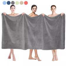 2 Pack Oversize Bath Sheet Jumbo Large Bath Towel Super Soft Absorb for Bathroom