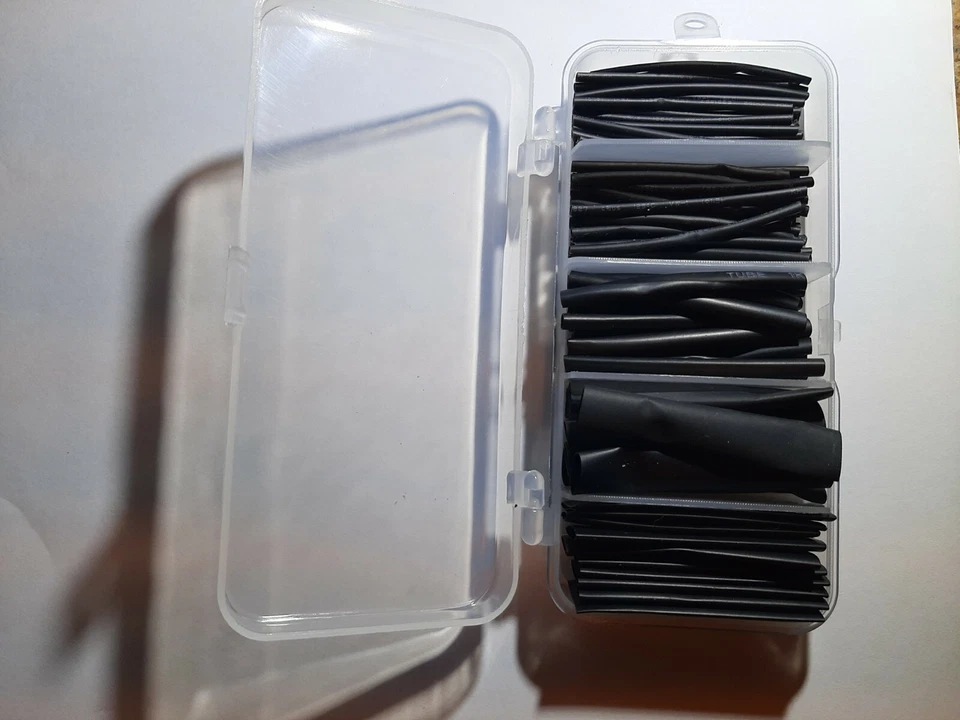 Heat Shrink Tubing, Heat Shrink tool box kit 2:1 assorted sizes - Image 2 of 4