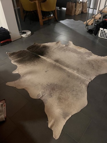 kuhfell teppich echt 170 cm auf 170cm - Bild 6 von 7