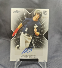 Parker Brosius - AUTO - #25/50 - BLACK - 2021 Leaf Perfect Game - BA-PB1