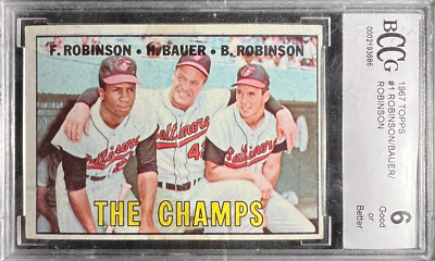 1967 Topps Brooks Robinson Bccg 6 Orioles | eBay