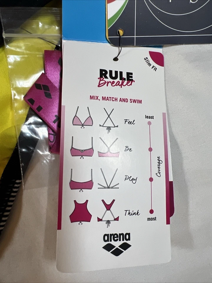 全新 Arena Rule Breaker Real Brief MaxLife 比基尼底部 女式 M 黑色 多款 — 第 4/4 张图片