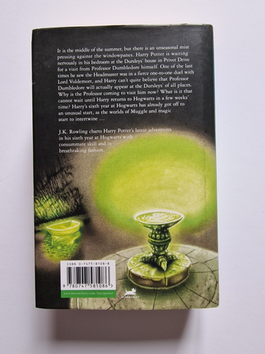 Harry Potter and the Half-Blood Prince Hardback. 1st Edition 1st Print. - Picture 4 of 5