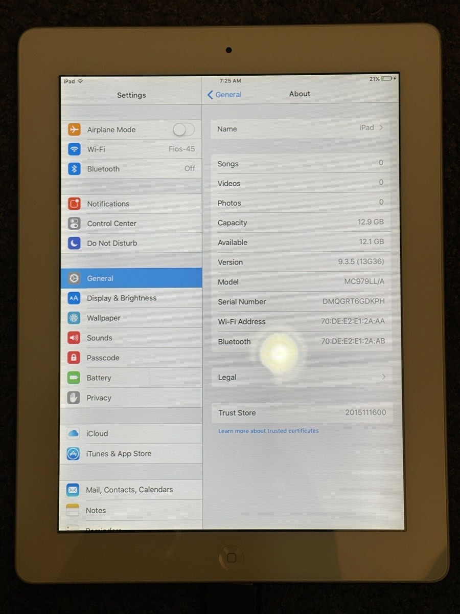 懐かし美品Apple iPad 2 MC979LL/A 2nd Tablet Apple iPad 2 MC979LL/A 2nd Generation Tablet (16GB, Wifi