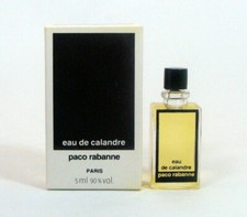 PACO RABANNE EAU DE CALANDRE 5 ML. 0.17 FL.OZ. MINIATURE PERFUME NEW VINTAGE