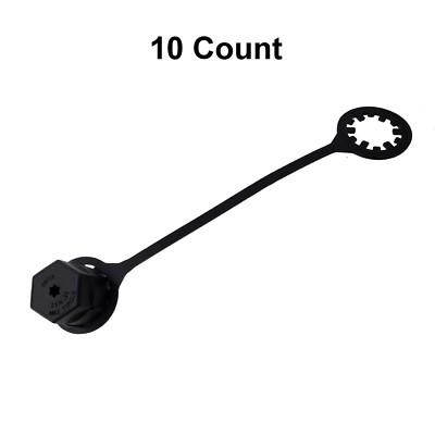 10x R-1234YF A/C Charge Port Service Cap M8x1.0 Long Thread Fit MT6071