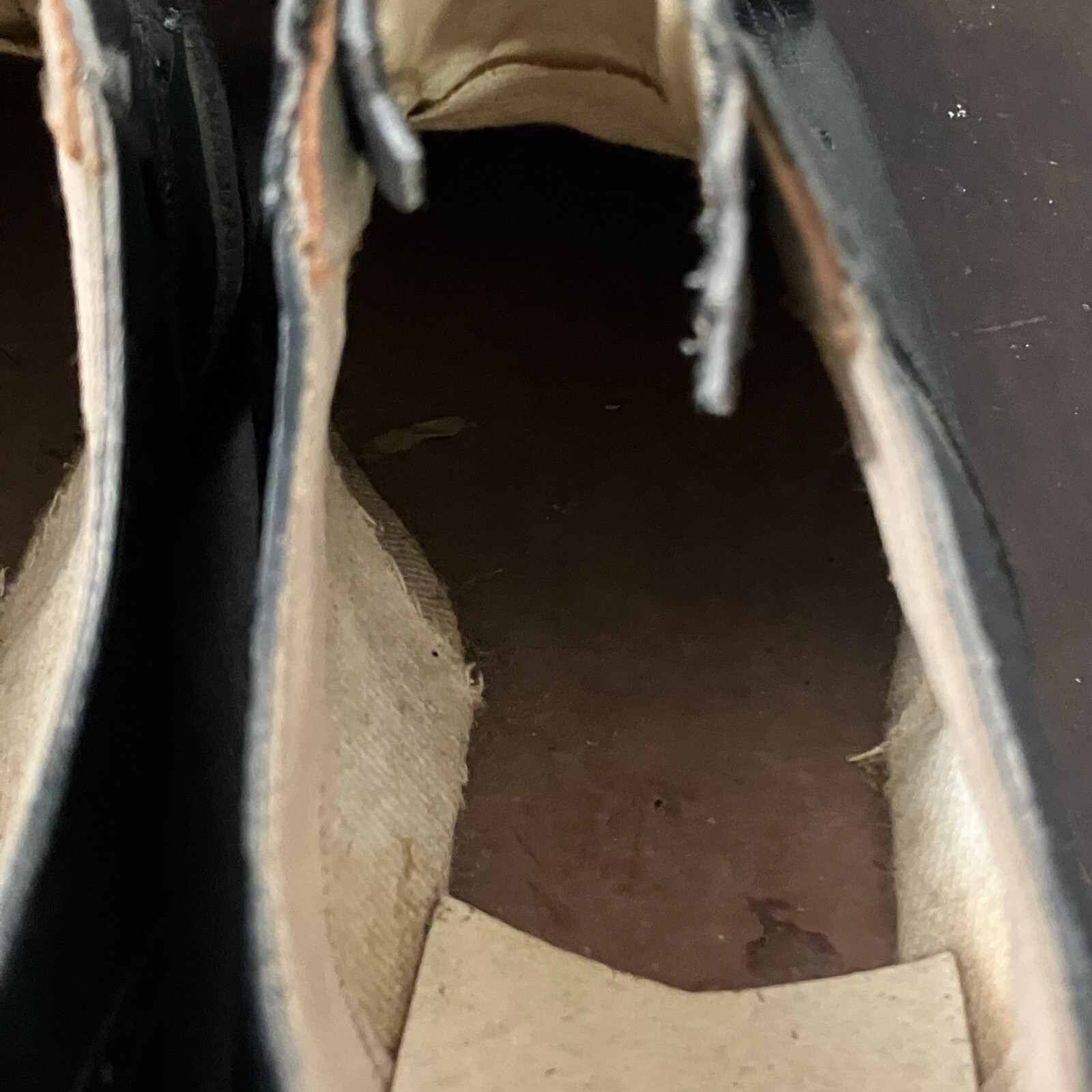 Antique/Vintage 1920s-1940s Peter's Diamond Ferndale Black Leather Girl's Shoes