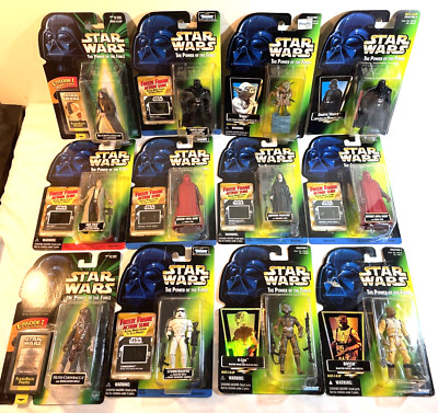 STAR WARS: THE POWER OF THE FORCE (1995-98) Figures Lot of 12 NEW
