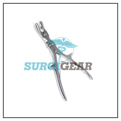 Stille-Luer New Bone Rongeur Double Action 8.75'' Curved Best Quality