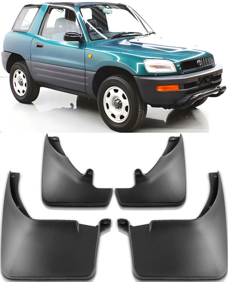Genuine Front & Rear Splash Guards Mud Flaps For 1995-2000 Toyota