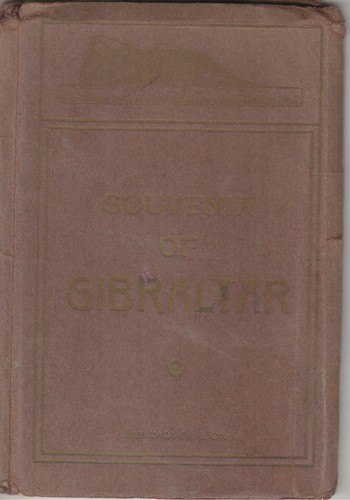 GIBRALTAR old Rare Postcard Booklet 8 Cards Showing Views From The Rock 1920s - Picture 2 of 6