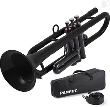 Professional Plastic Drop B Trumpet Standard Trumpet Set  Black