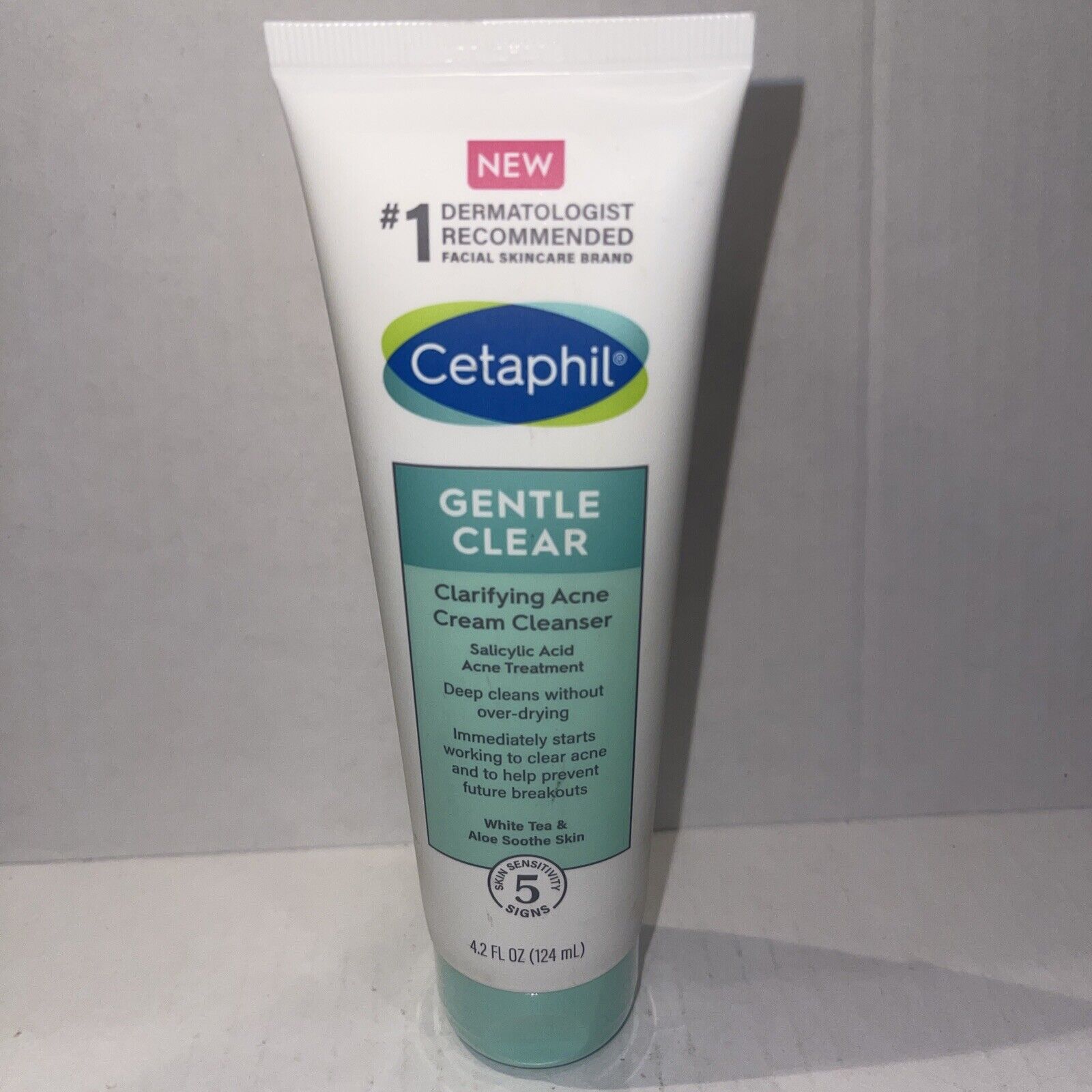 Cetaphil Gentle Clear Clarifying Acne Cream Cleanser 4.2Oz EXP 05/23