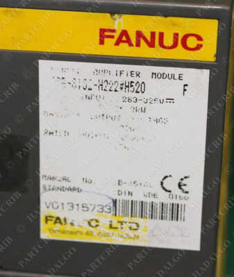 Fanuc, A06B-6102-H222#H520, Spindle Amplifier Module | eBay Fanuc, A06B-6102-H222#H520, Spindle Amplifier Module | eBay