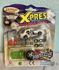 Express Wheels Changes Over White Car Quick Flip Styling Customize