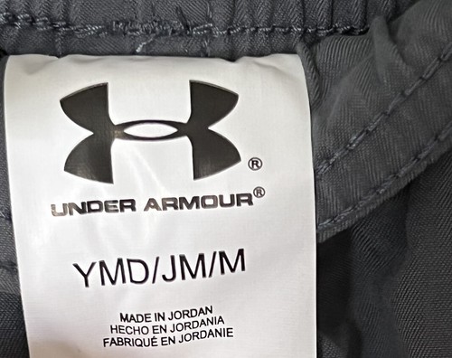 Under Armour Swim Trunks Youth Boys M Triple Color Volley Shorts Gray NWT - Picture 3 of 4