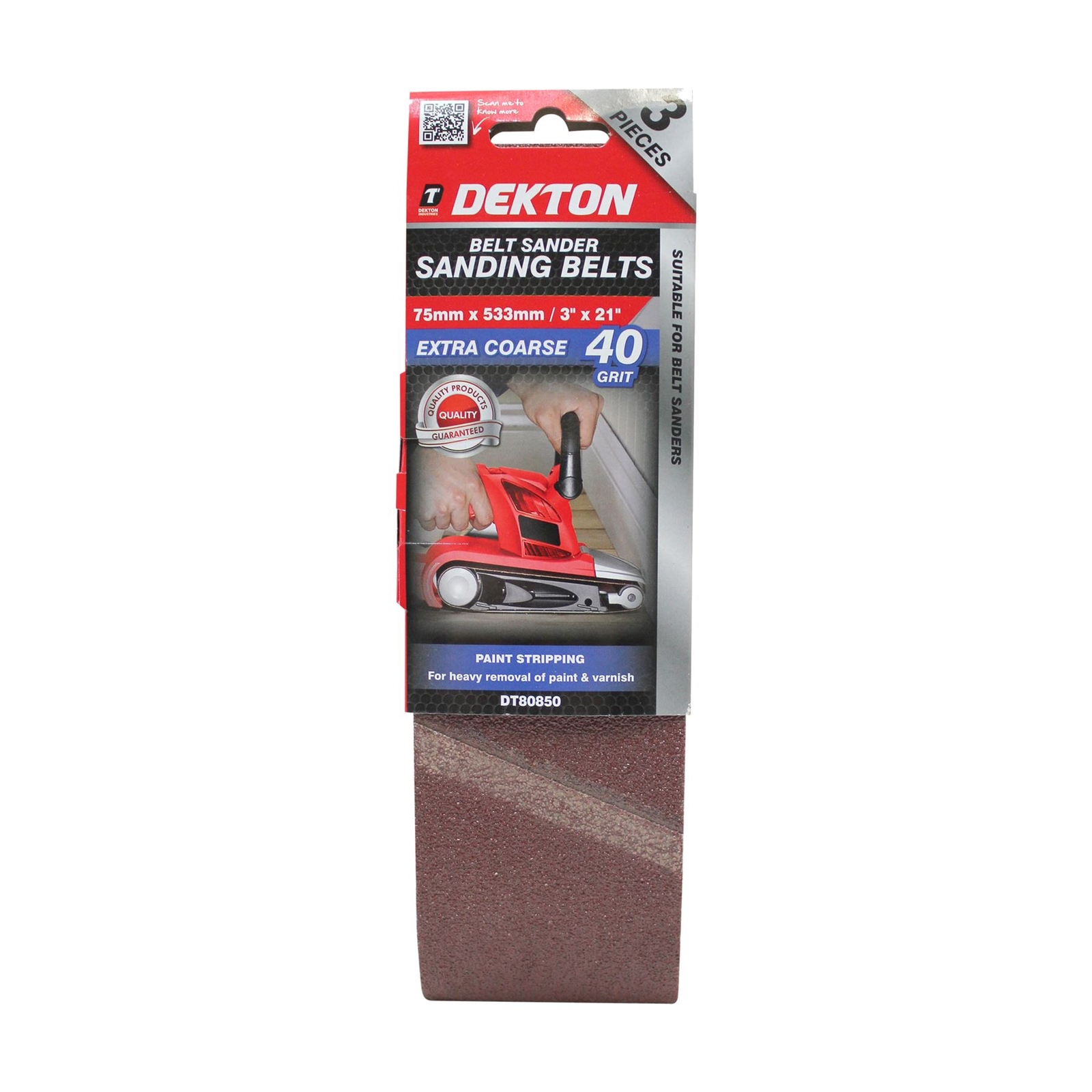 Sanding Belts 40 60 80 120 Grit Paint Removal Belt Sander 75mm X 533mm