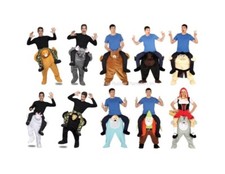 Shoulder Carry Ride On Piggy Back Fancy Dress Costume Outfit Mens Ladies Funny