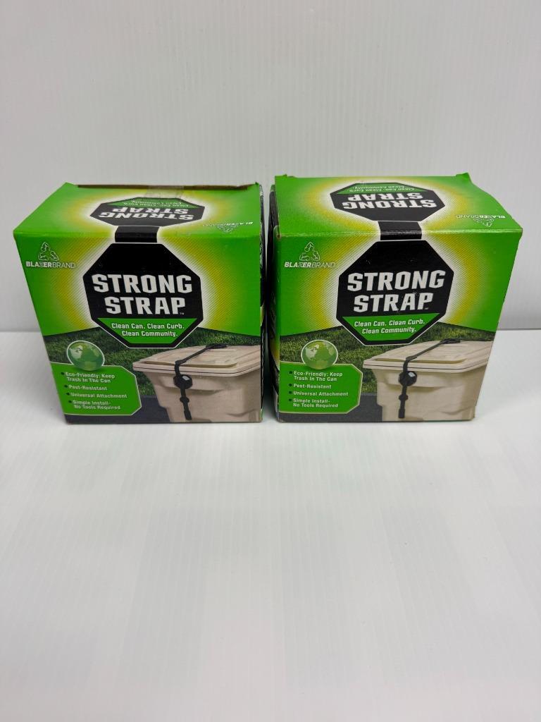Blazer Brand STRONG STRAP Universal Garbage Lid Lock X 2-image
