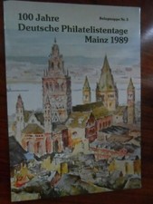 100 Jahre Deutsche Philatelistentage Mainz 1989 Belegmappe Nr.5