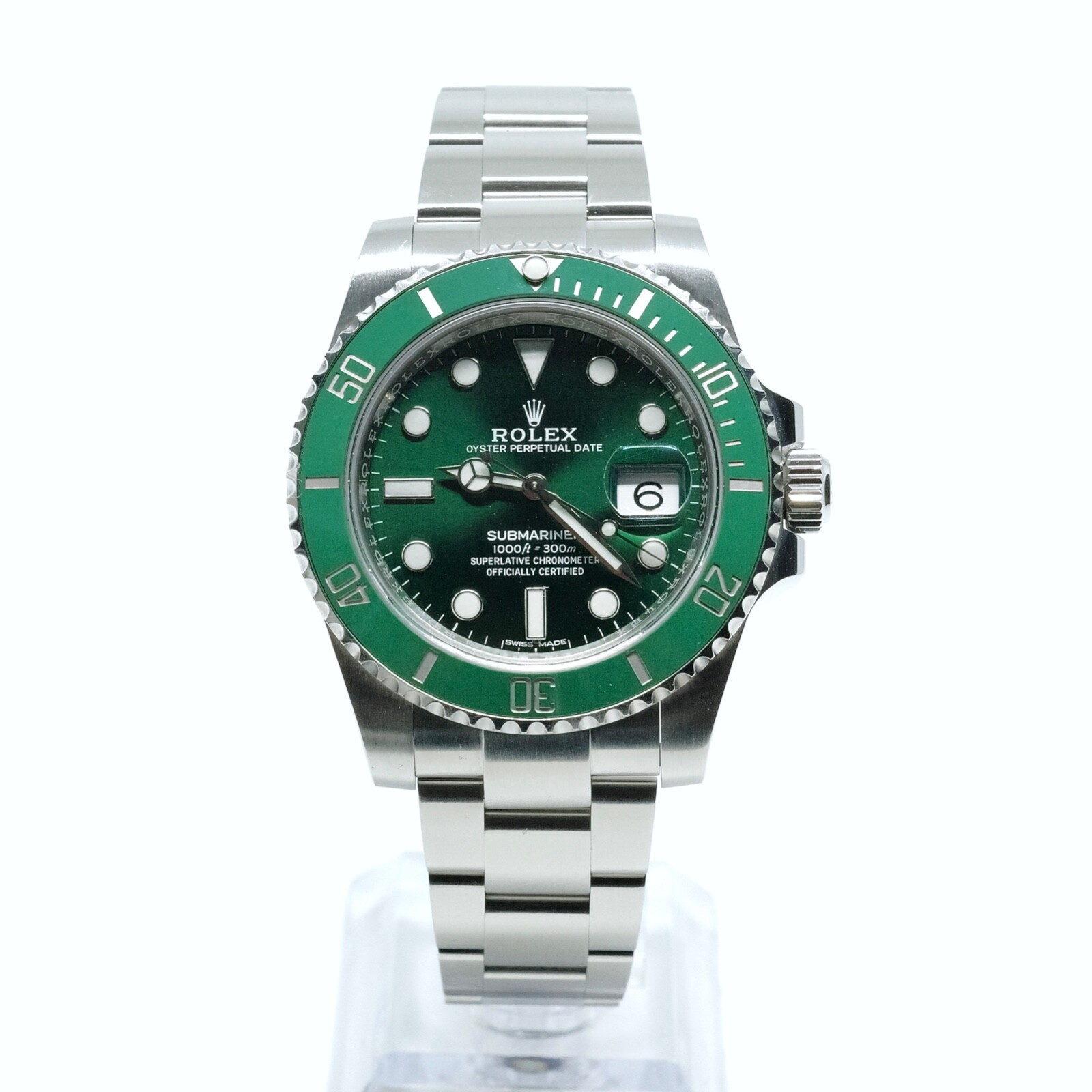 Rolex Submariner 116610LV Hulk Box and Papers 2018 Rolex Service 2024