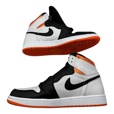 Size 10.5‎ Jordan 1 Retro High Electro Orange Mens Lace-Up Sneakers 555088-180 s-l400.jpg main image 4